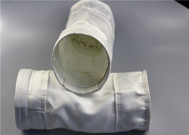 Cina Debu Peeling Fiberglass Filter Bag Konsumsi Daya Rendah Ukuran Tekstur Tenunan Polos Yang Stabil pemasok