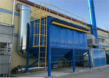 Cina Industri Pulse Bag Baghouse Filtrasi Boiler Dust Collector 4200m3 / H Aliran Udara pemasok