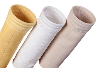 Cina Cement Silo Polyester Felt Filter Bag 2000 - 9000mm Panjang 190 Derajat Suhu Kerja pemasok