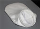 Oil 200 Micron Filter Bag, Industri Filter Socks Bahan Polyester Warna Putih pemasok